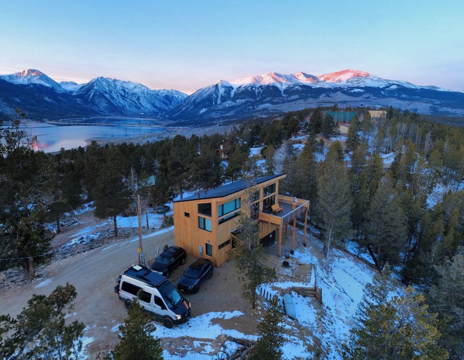 The house I built in the Rockies, above Twin Lakes, Colorado